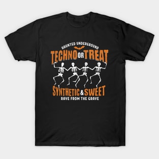 TECHNO - Or Treat Halloween Sweet (White) T-Shirt